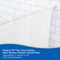 Kenney Mfg Twist & Fit No Tools Spring Tension Stall Shower Curtain Rod, 24-38in, Alabaster KN607S/87V1 - alternate 6